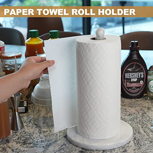 African Natural Marble Paper Towel Holder Countertop