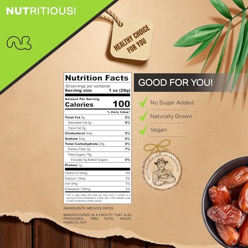 Dried Jumbo Medjool Dates (Dried Dates Medjool / 80 oz)