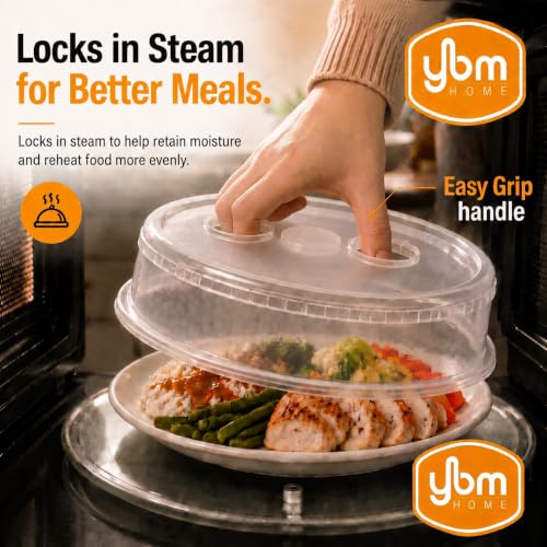 Microwave Splatter Cover Keeps Your Microwave Spotless During Food Heating (2.5x10x9)