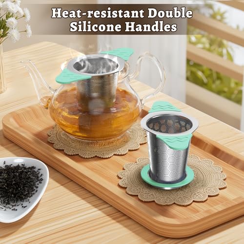 Tea Infuser for Loose Leaf Tea (1 Pack - Spring Green)