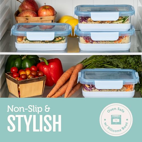 Duraglass Refresh 3.4 Cup Meal Prep Containers (Melon Refresh / 3.4 Cup)