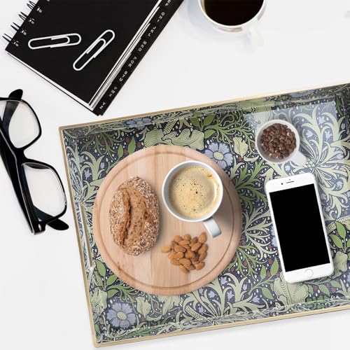 Plastic Serving Tray with Handles for Coffee Table (Multi H)