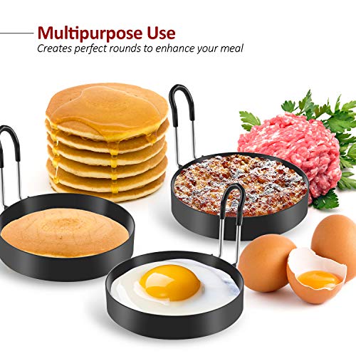 Stainless Steel Egg Cooking Rings & Pancake Mold