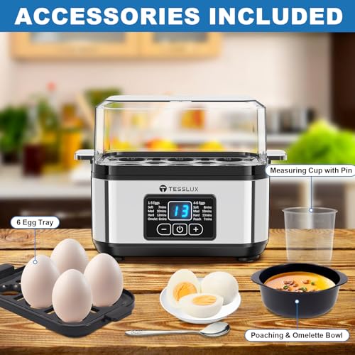 Electric Egg Cooker (Silver)