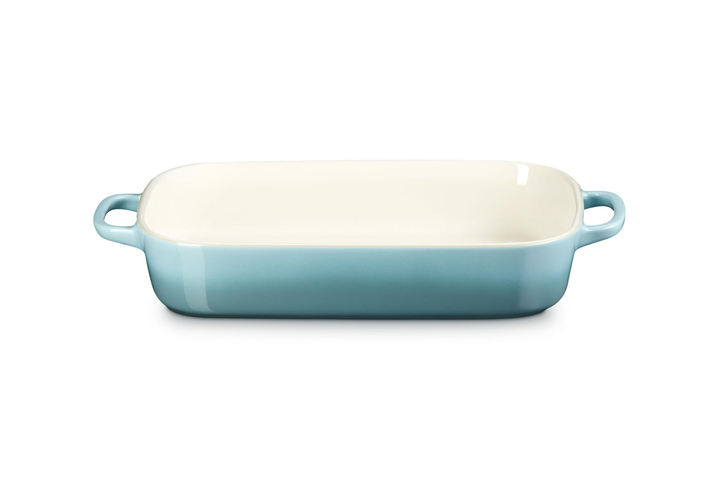 Stoneware Rectangular Dish with Platter Lid (Sea Salt)