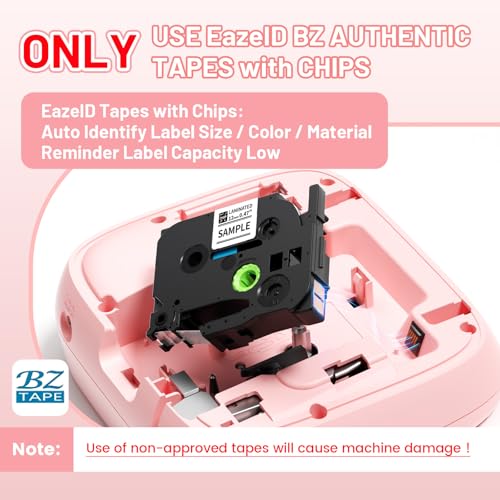D210S Pink Label Maker Machine with (Pink)