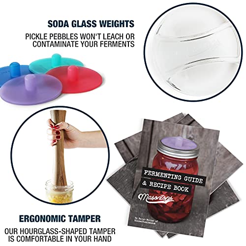 Complete Mason Jar Fermentation Kit (Regular Mouth)