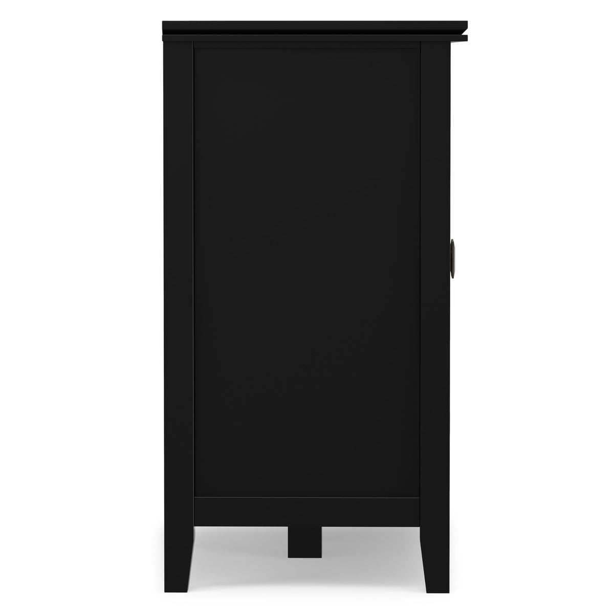 Artisan 66" Wide Solid Wood Sideboard Cabinet in Black (Black / 66 inch)