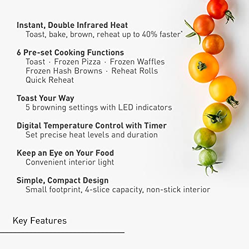 FlashXpress Toaster Oven Countertop (FlashXpress Compact / Matte Silver)