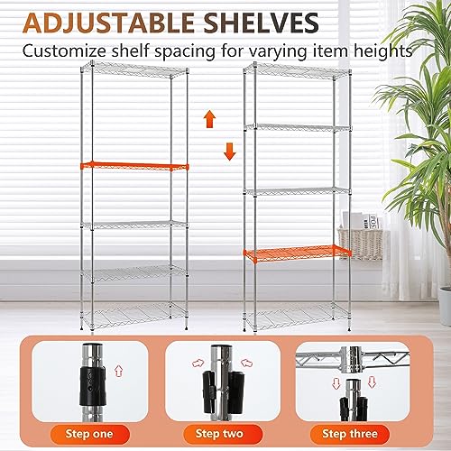 5 Tier Wire Shelf