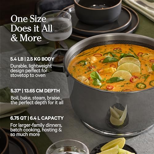 Titanium Perfect Pot Pro (6.75 Quarts / Chrome)