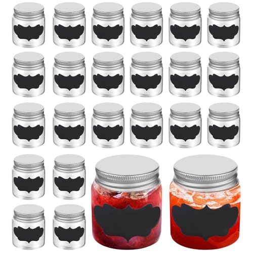 Mini Mason Jars With Lids 24 Pack 2oz Clear Glass Jars Set