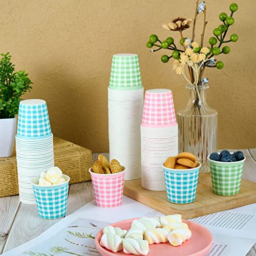 3 oz Paper Cups (480-Green&Blue&Pink)