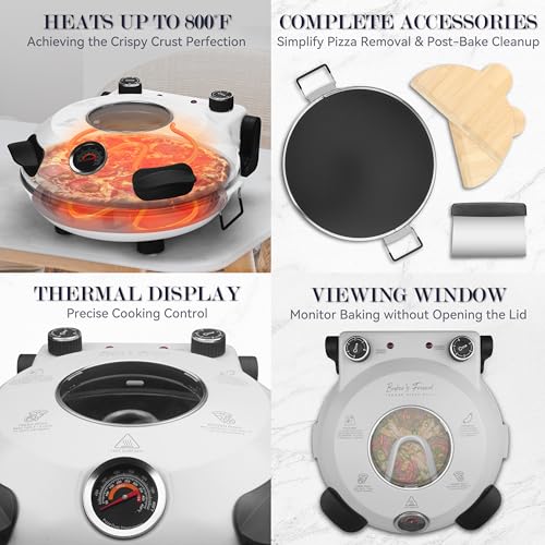Electric Pizza Oven Indoor Countertop