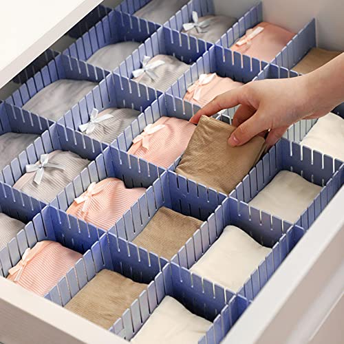 40Pcs Grid Drawer Dividers (Blue)