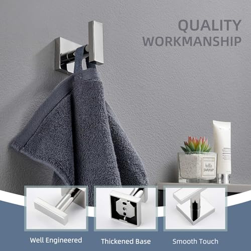 Bathroom Towel Hook (Polished Chrome)