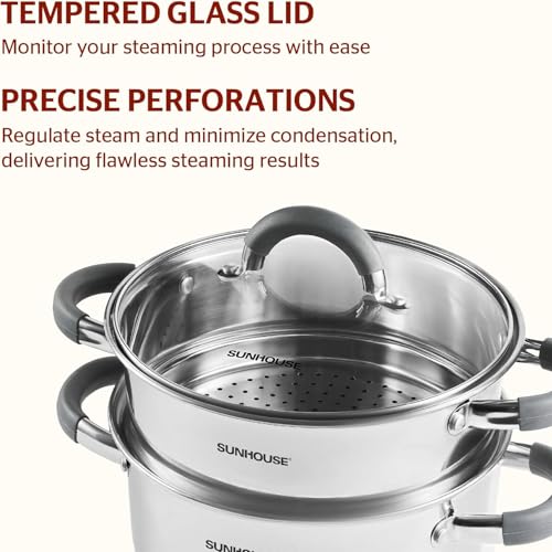 3 Quart Stainless Steel Steamer Pot