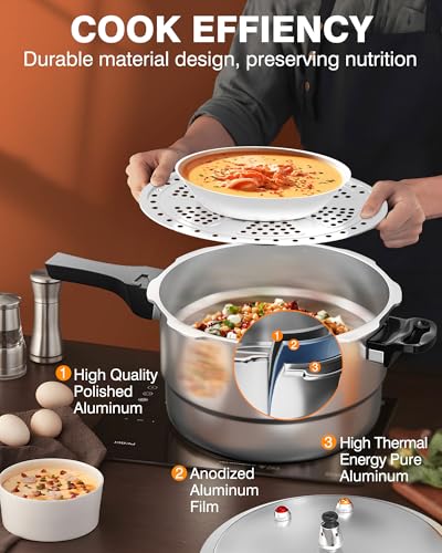 12 Qt Aluminum Pressure Cooker (12 Quarts)