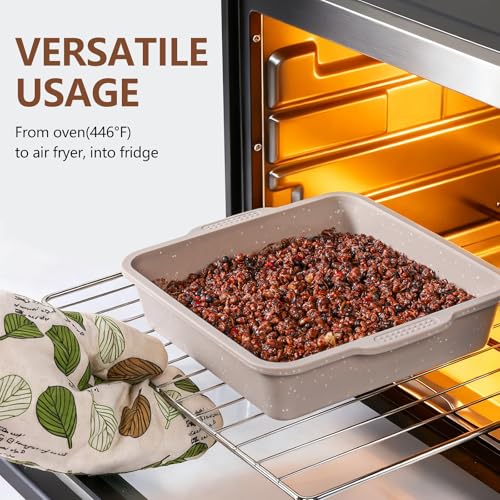 8 Piece Baking Pans Set Nonstick