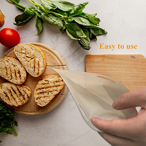 Reusable Non Stick Toaster Bags 12 Pack (6.7×7.5inch)