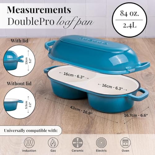 Dutch Oven For Sourdough Bread Baking (Light Blue)