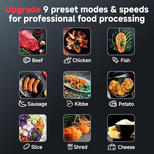 Multifunctional Digital Meat Grinder Electric 3000W Max (Stainless Steel)