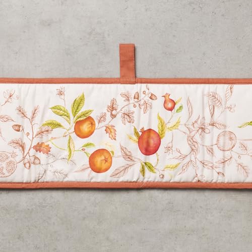 Double Oven Mitts 100% Cotton Double Oven Glove (128 - Vintage Harvest / 7" x 35" (Double Oven Mitt))