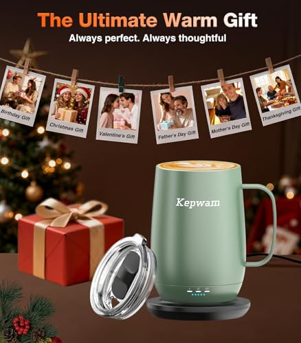 Heated Coffee Mug T2 (Sage Green)