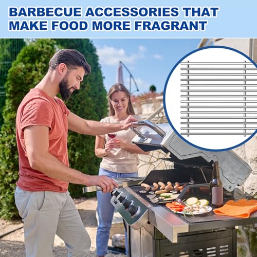 18.7" SUS304 9MM Cooking Grates for Weber Genesis II 400 and Genesis II LX 400