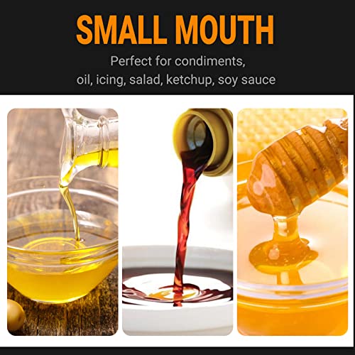 6 Pack 550mI 19 oz Condiment Squeeze Bottles ((14) 19 oz(6pack) Standard Cap)
