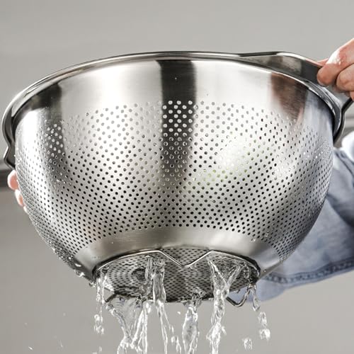 18 8 Stainless Steel Microwell Colander