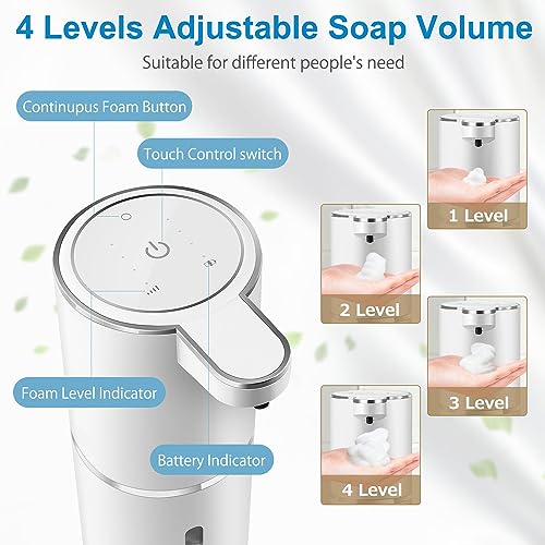 Automatic Foaming Soap Dispenser (White / Foam)