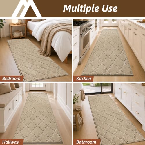 Kitchen Runner Rugs Non (Warm Beige / 24"X 72")