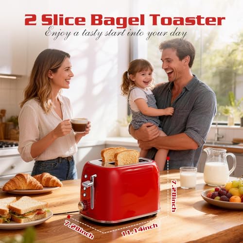 Toaster 2 Slice (Red)