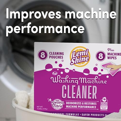 Washing Machine Cleaner Plus Machine Wipes (16.88 Ounce (Pack of 1))
