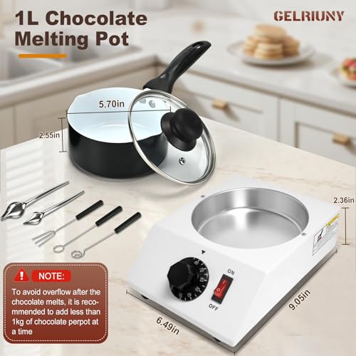 2026 Upgrade Chocolate Melting Pot (Single Pot)