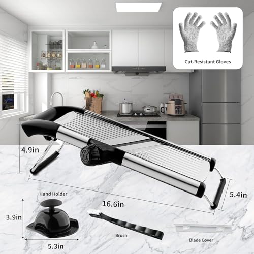 Mandoline Slicer for Kitchen (Silver)