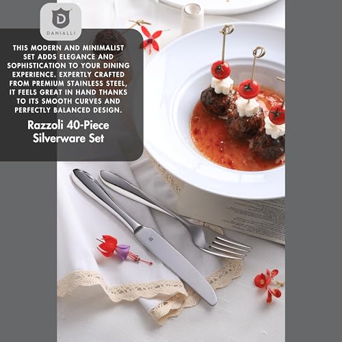 Modern Silverware Set (40-Piece)