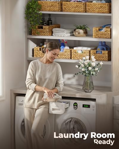 Water Hyacinth Storage Baskets (Natural / Rectangular Basket_Pack 6)