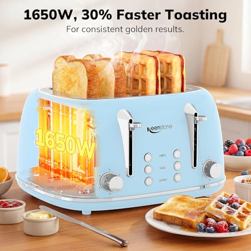 Toaster 4 Slice (4 Slice / Blue)