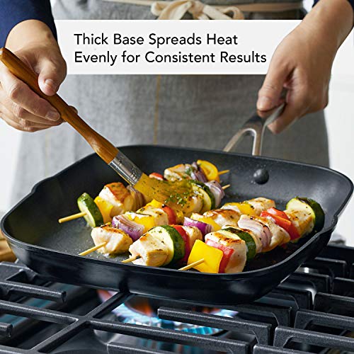 Hard Anodized Induction Nonstick Stovetop Grill Pan (Grill Pan (11.25"))