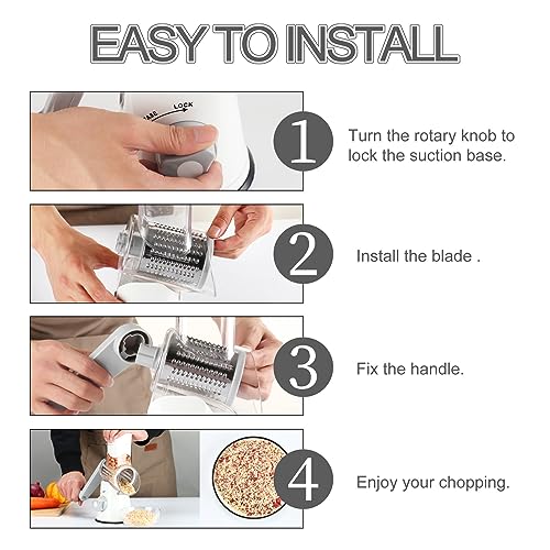 Rotary Cheese Grater Hand Crank
