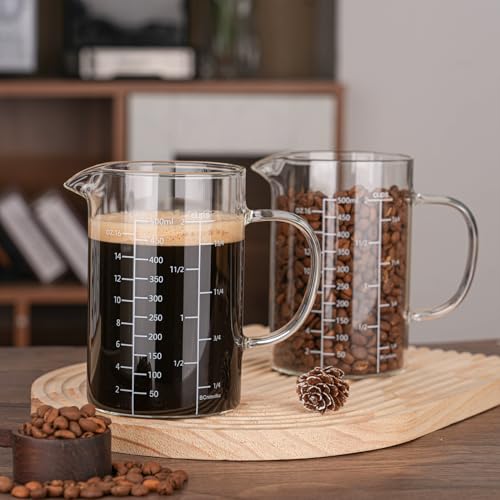 500ML 2 CUP Glass Measuring Cup With Handle (large)