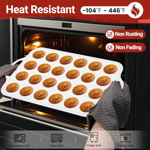 Silicone Mini Muffin Pan with Metal Frame (Mini 24-Cup: 1pc)