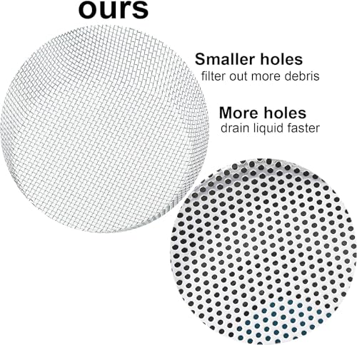 2 PCS Kitchen Sink Strainer Stainless Steel (2 Count)