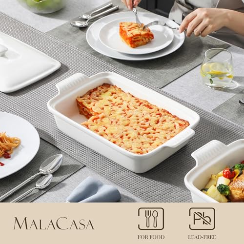 3.4 Qt Baking Dish with Lid (3.4 QT - White)