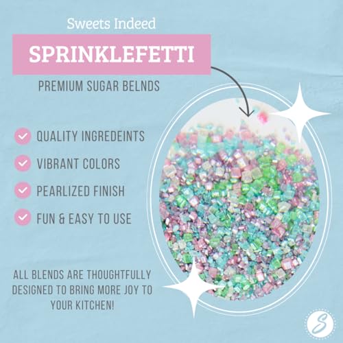 Sanding Sugar Crystals for Baking & Decorating (Mermaid)