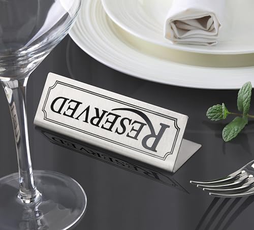 Stainless Steel Table Tent Sign