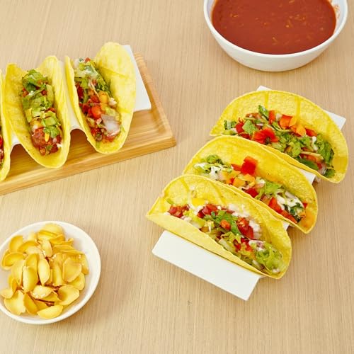 Melamine Taco Holder Stands (Set of 4 / White)