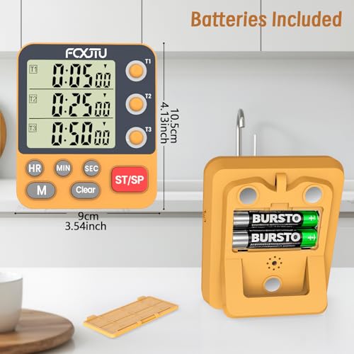 Digital Dual Triple Kitchen Timer